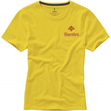 Логотрейд pекламные cувениры картинка: Женская футболка с короткими рукавами Nanaimo, желтый