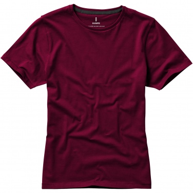 Лого трейд pекламные продукты фото: Женская футболка с короткими рукавами Nanaimo, темно-красный