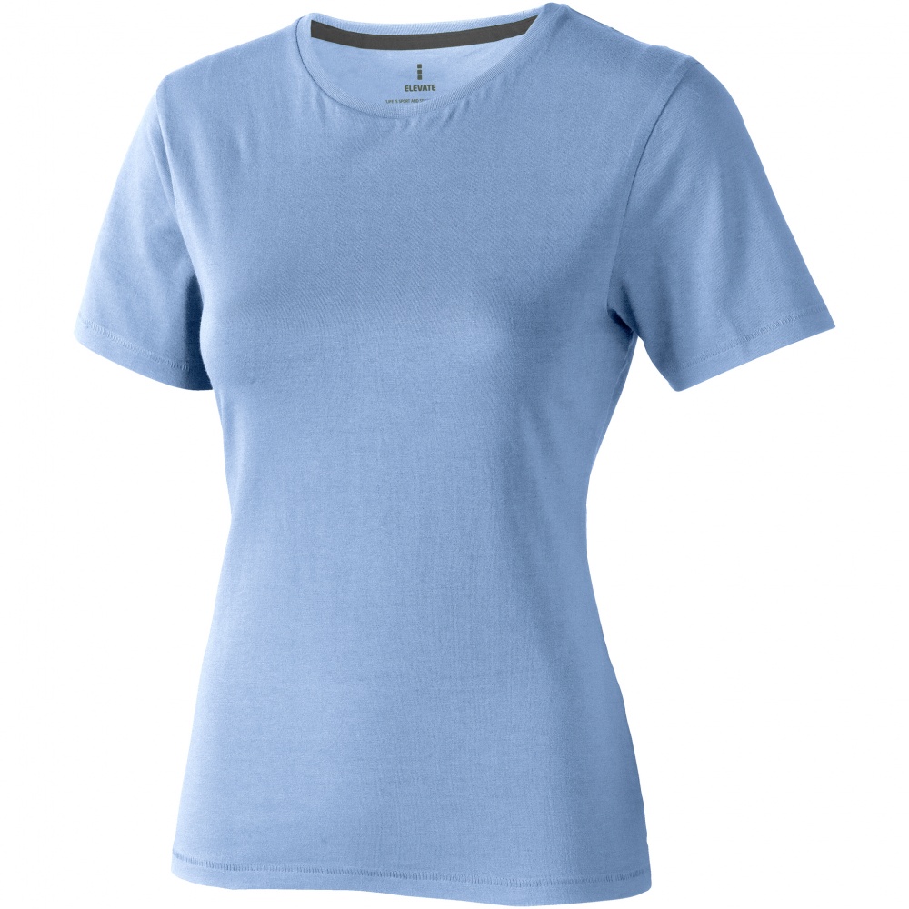 Лого трейд pекламные продукты фото: Женская футболка с короткими рукавами Nanaimo, голубой