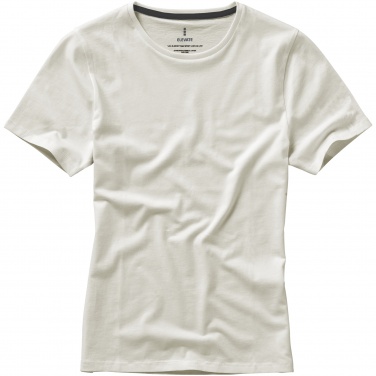 Логотрейд бизнес-подарки картинка: Женская футболка с короткими рукавами, светло-серый