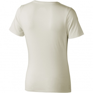 Логотрейд бизнес-подарки картинка: Женская футболка с короткими рукавами, светло-серый