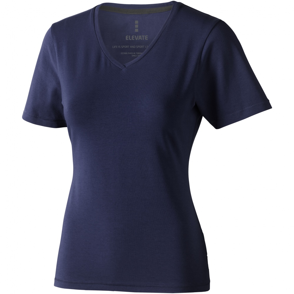 Лого трейд pекламные продукты фото: Женская футболка с короткими рукавами, темно-синий