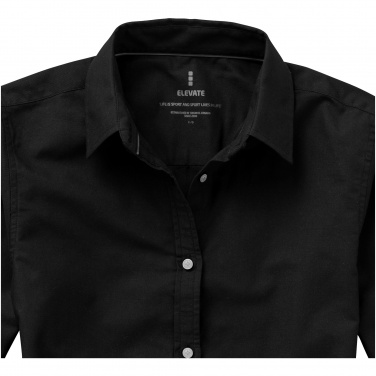 Лого трейд pекламные продукты фото: Женская рубашка с короткими рукавами Vaillant, черный