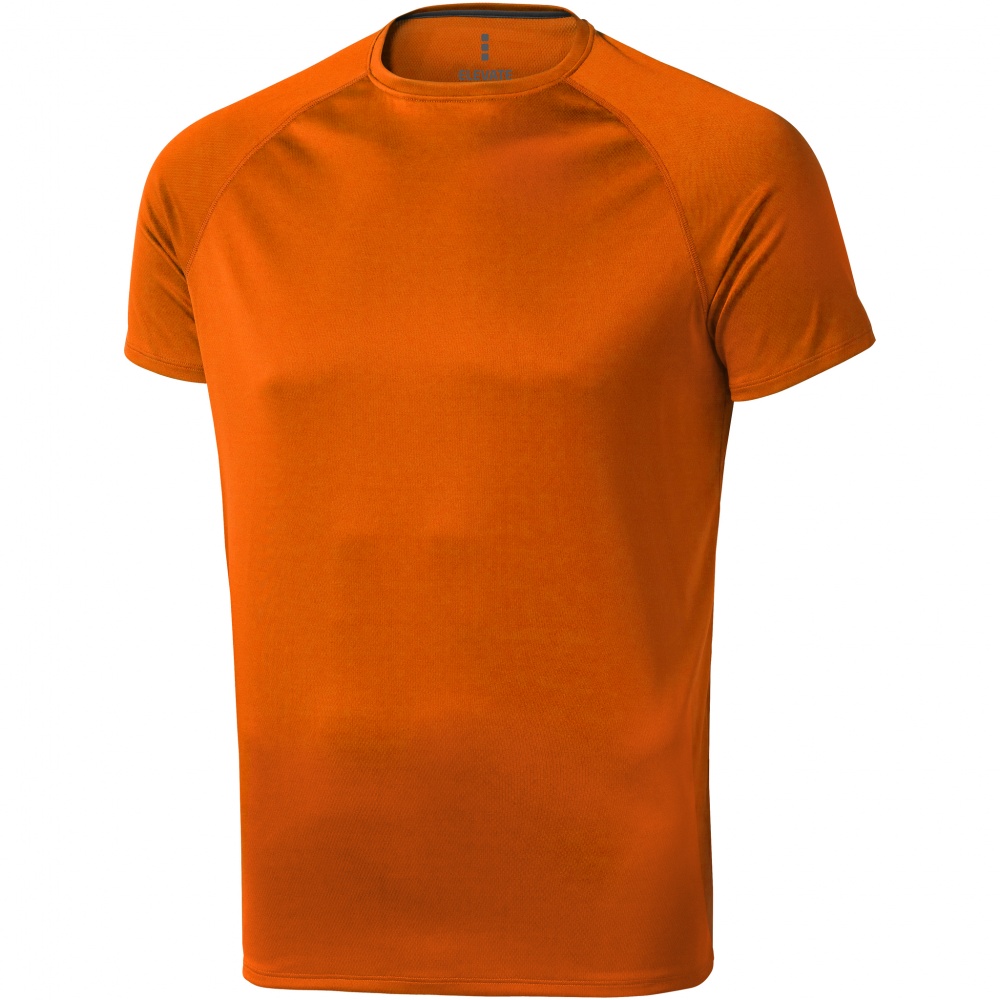 Лого трейд pекламные подарки фото: Футболка с короткими рукавами Niagara, оранжевый