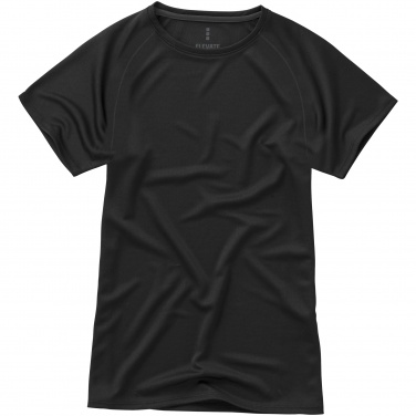Логотрейд pекламные cувениры картинка: Женская футболка с короткими рукавами Niagara, черный