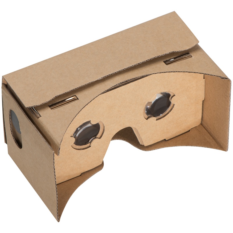 Лого трейд pекламные подарки фото: VR очки, коричневый