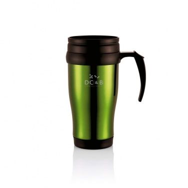 Логотрейд бизнес-подарки картинка: Stainless steel mug, green