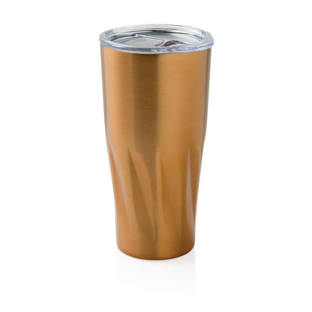 Лого трейд бизнес-подарки фото: Вакуумная термокружка Copper, золотой