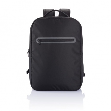 Лого трейд pекламные подарки фото: Рюкзак для ноутбука London, без ПВХ, черный
