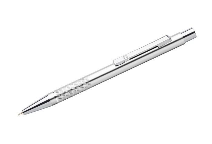 Логотрейд бизнес-подарки картинка: Шариковая ручка Bonito, серебтистый
