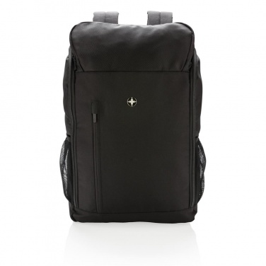 Лого трейд pекламные cувениры фото: Рюкзак для ноутбука 15" Swiss Peak с RFID защитой, чёрный