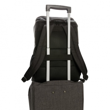 Логотрейд pекламные cувениры картинка: Рюкзак для ноутбука 15" Swiss Peak с RFID защитой, чёрный
