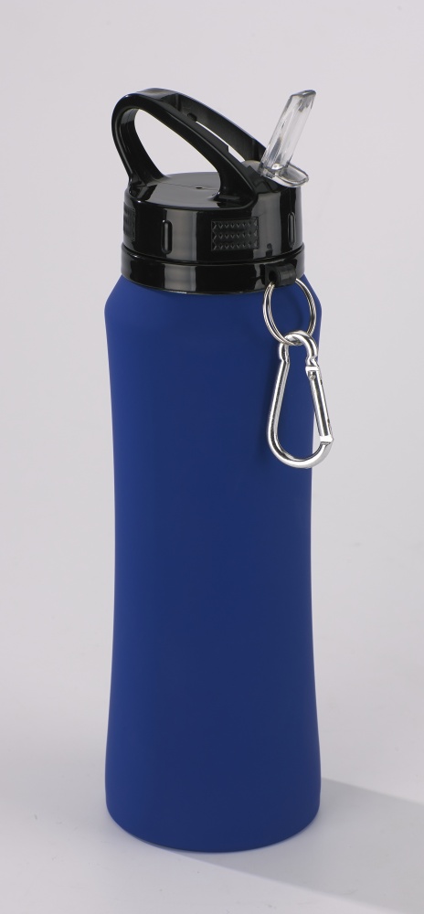 Логотрейд pекламные cувениры картинка: Бутылка для воды Colorissimo, 700 мл, темно-синий