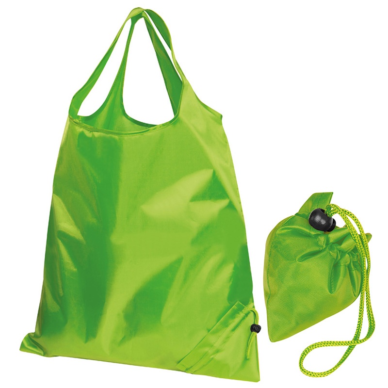 Логотрейд бизнес-подарки картинка: Складывающаяся сумка для покупок ELDORADO, зеленый