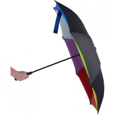 Логотрейд pекламные cувениры картинка: Двусторонний автоматический зонт AX, многоцветный