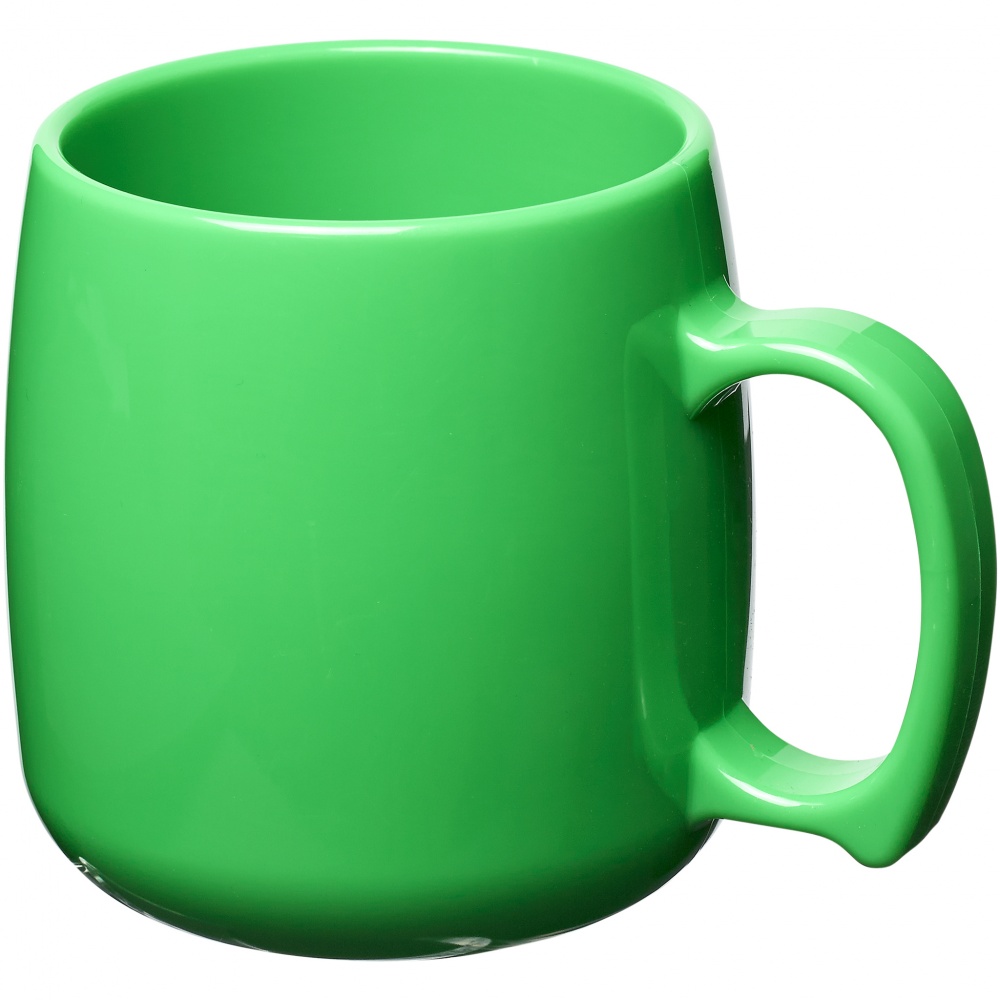Лого трейд pекламные подарки фото: Классическая пластмассовая кружка, 300 мл, светло-зелёная