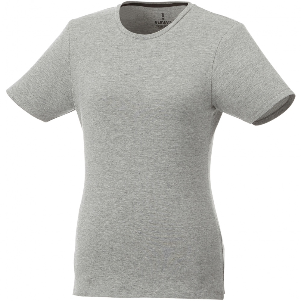 Логотрейд бизнес-подарки картинка: Женская футболка Balfour с коротким рукавом, серая