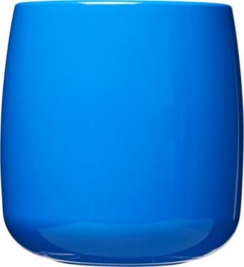 Лого трейд pекламные cувениры фото: Классическая пластмассовая кружка объемом 300 мл, синяя