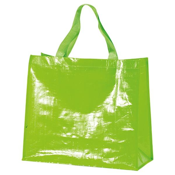 Лого трейд бизнес-подарки фото: Большая сумка для покупок, зеленый