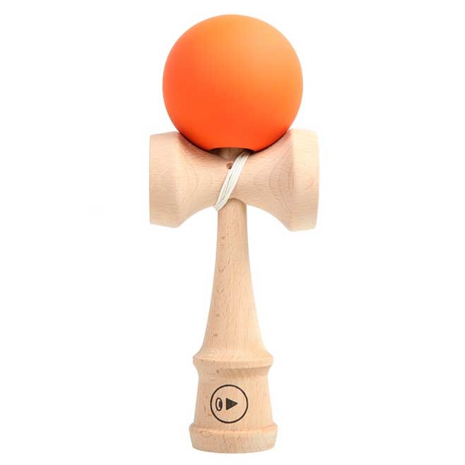 Лого трейд pекламные cувениры фото: Kendama Play Monster Grip Orange 24,5 cm