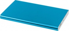 Алюминиевый повербанк Pep емкостью 4000 мА/ч, светло-синий