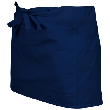 Лого трейд pекламные подарки фото: Фартук из хлопка - краткий, синий