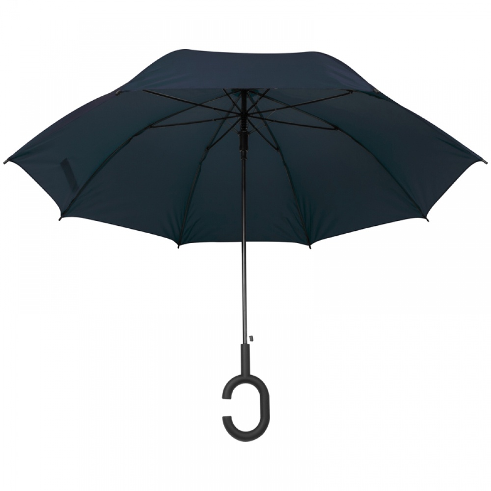 Лого трейд pекламные продукты фото: Автоматический зонт, синий
