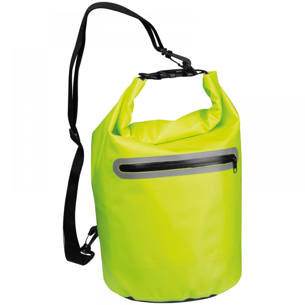 Лого трейд pекламные продукты фото: Водонепроницаемая, светоотражающая сумка, жёлтый