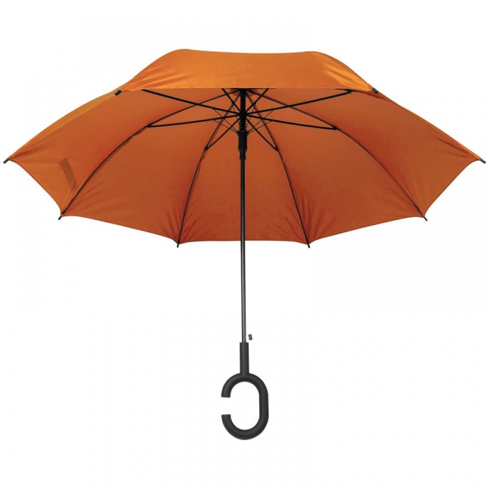 Лого трейд pекламные продукты фото: Автоматический зонт, oранжевый