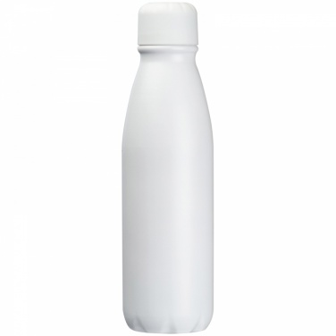 Лого трейд бизнес-подарки фото: Алюминиевая бутылка 600 мл, белый