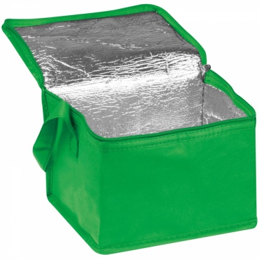 Логотрейд pекламные продукты картинка: Сумка-холодильник для 6 банок, зеленый