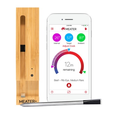 Лого трейд бизнес-подарки фото: Meater+ беспроводной термометр для мяса