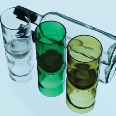 Лого трейд pекламные cувениры фото: Taaskasutatud klaasist joogipudel