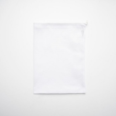 Лого трейд pекламные подарки фото: Võrkmaterjalist korduvkasutatav puuviljakott, 25x32 cm, valge