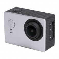 Пластиковая приключенческая камера 4K, серебристая