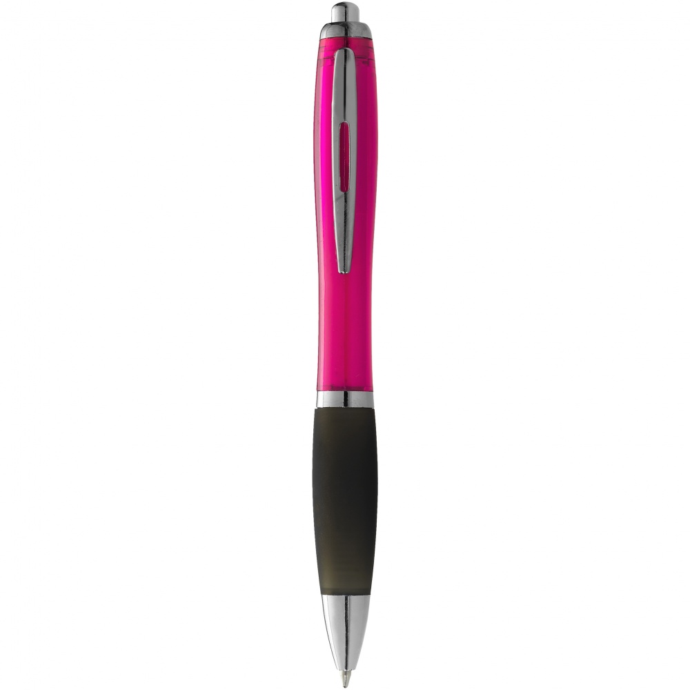 Лого трейд бизнес-подарки фото: Шариковая ручка Nash, розовый