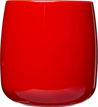 Логотрейд pекламные подарки картинка: Комфортная кофейная кружка Classic Plastic, красная
