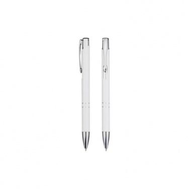 Логотрейд pекламные подарки картинка: Шариковая ручка Moneta, белая
