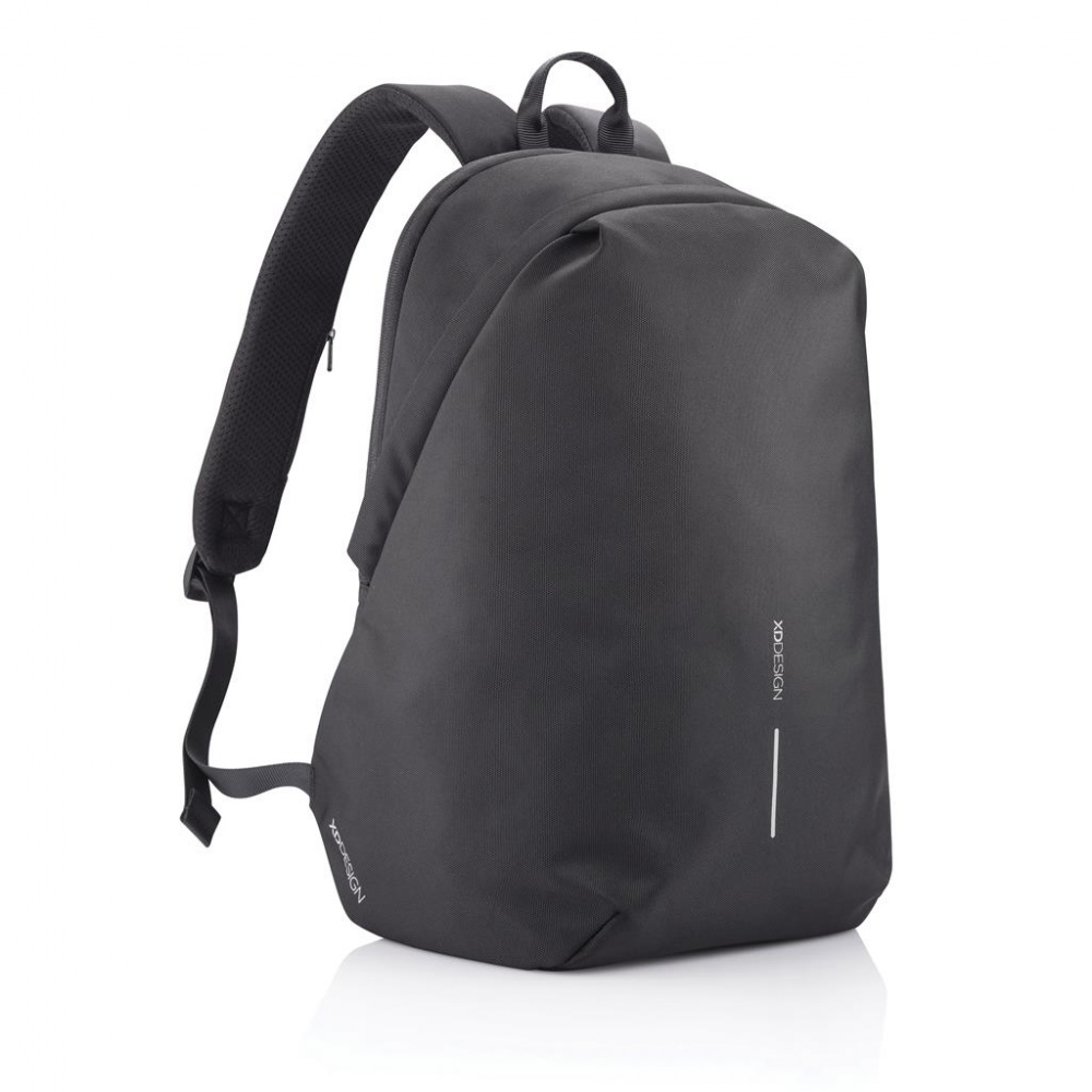 Лого трейд бизнес-подарки фото: Антикражный рюкзак Bobby Soft, чёрный