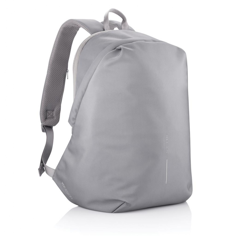 Логотрейд pекламные cувениры картинка: Антикражный рюкзак Bobby Soft, серый