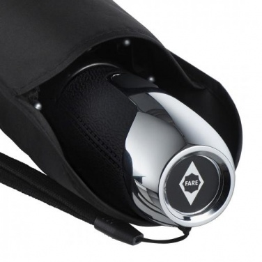 Лого трейд pекламные подарки фото: Автоматический зонт AOC FARE®-Steel, чёрный