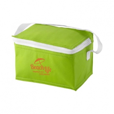 Лого трейд pекламные продукты фото: Сумка-холодильник на 6 банок, светло-зеленый