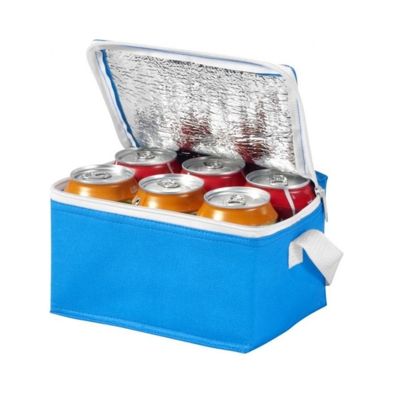 Логотрейд pекламные подарки картинка: Сумка-холодильник на 6 банок, голубой