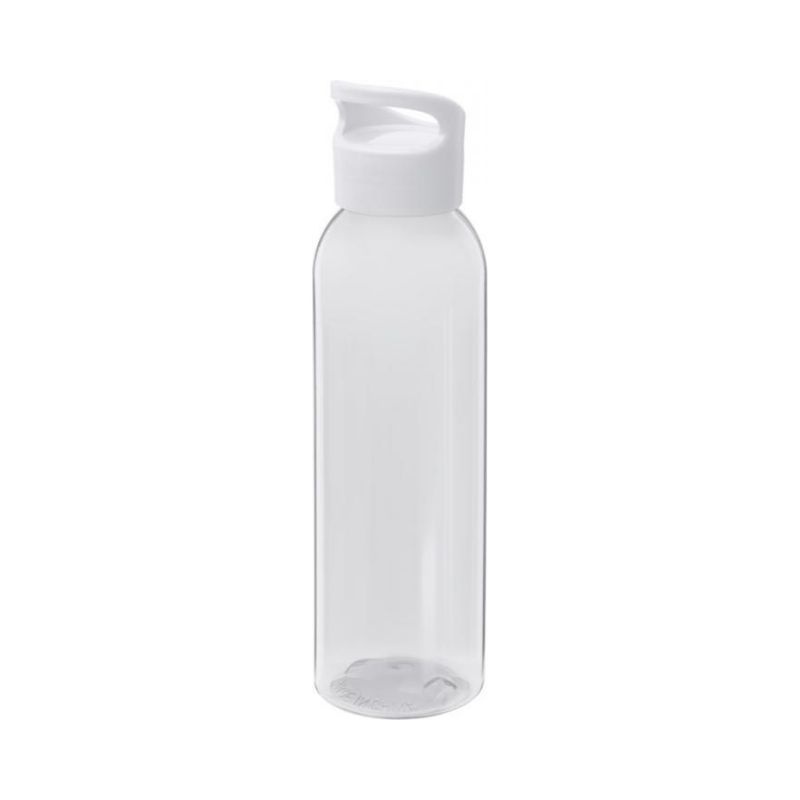 Лого трейд бизнес-подарки фото: Бутылка Sky, прозрачный, белый