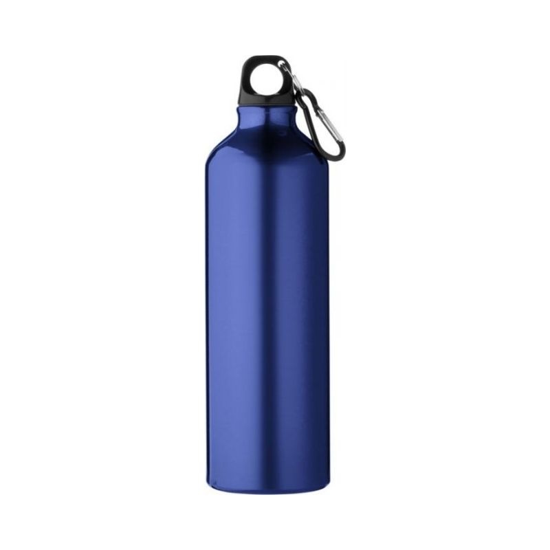 Логотрейд бизнес-подарки картинка: Бутылка Pacific с карабином, темно-синяя