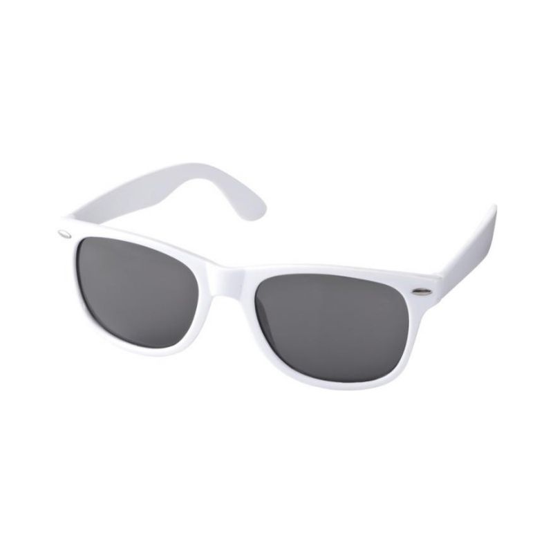 Лого трейд pекламные cувениры фото: Солнцезащитные очки, белый