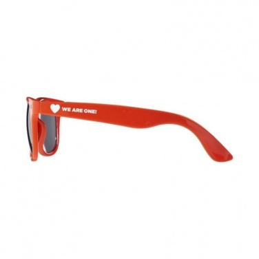 Солнцезащитные очки Sun Ray, oранжевый логотип