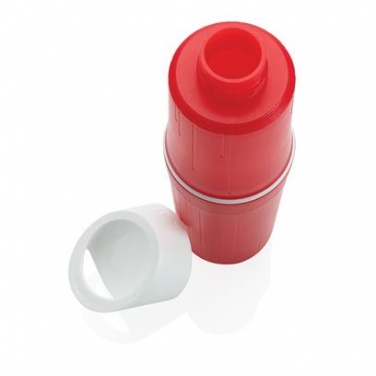 Лого трейд бизнес-подарки фото: Органическая бутылка для воды BE O, красная