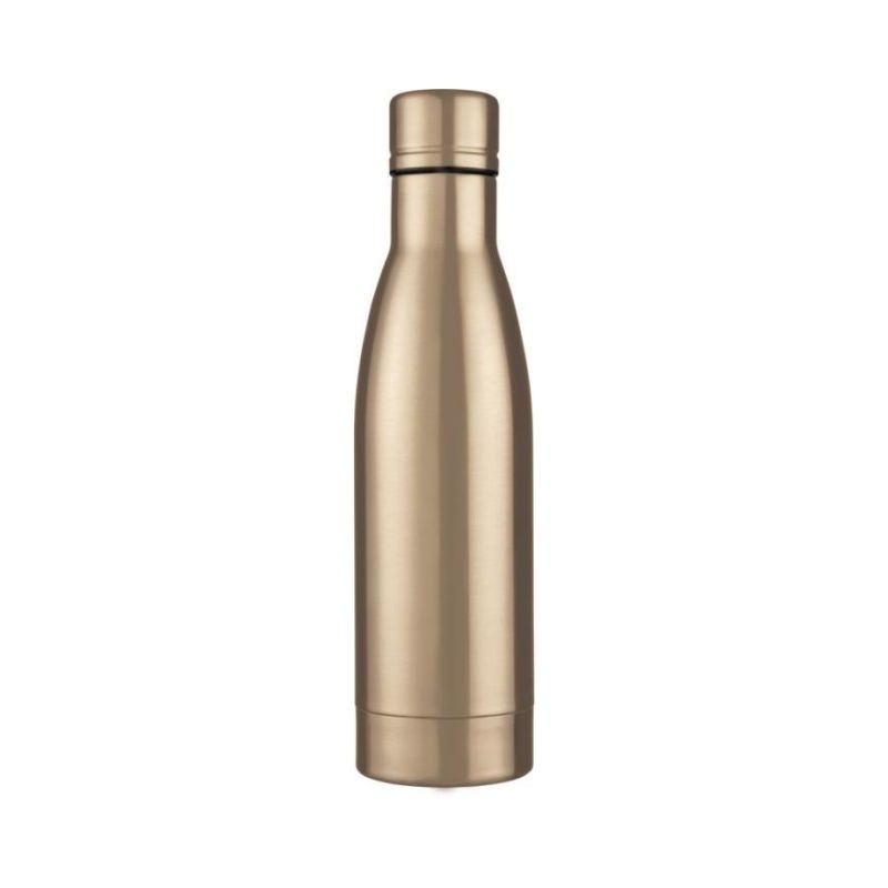 Логотрейд pекламные подарки картинка: Вакуумная бутылка Vasa c медной изоляцией, розовое золото