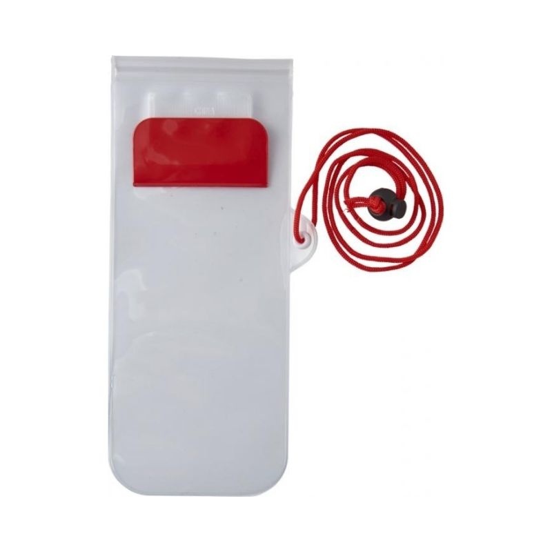 Логотрейд pекламные продукты картинка: Mambo водонепроницаемый чехол, красный